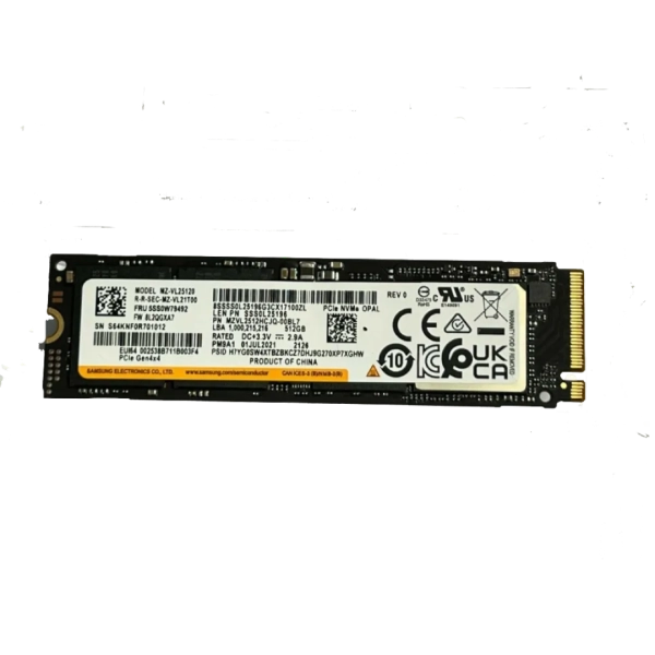 Samsung PM9A1 512GB PCIe Gen4 NVMe M.2 2280 Internal SSD